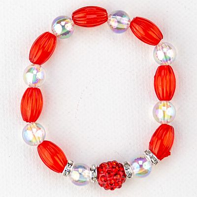 Детска гривна - с червено топче шамбала PICTURE OF ITEM 3171